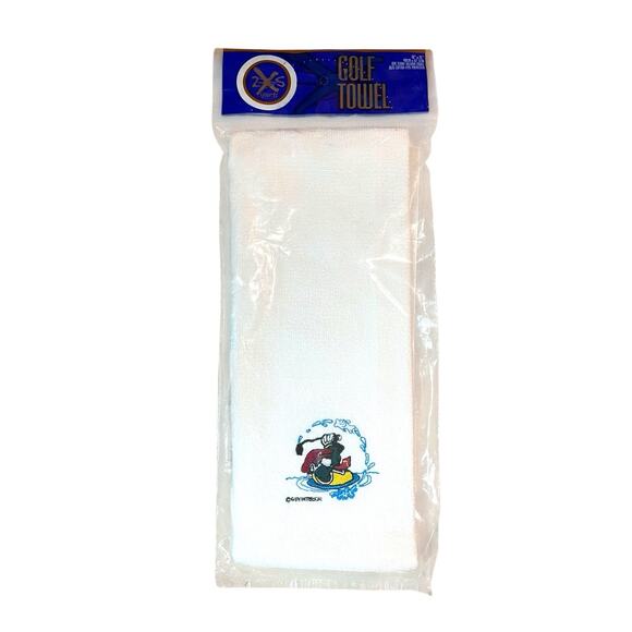 NEW Vintage Gary Patterson Water Hazard Golf Towel 16 x 25" w/ Clip Made in USA - Picture 7 of 7